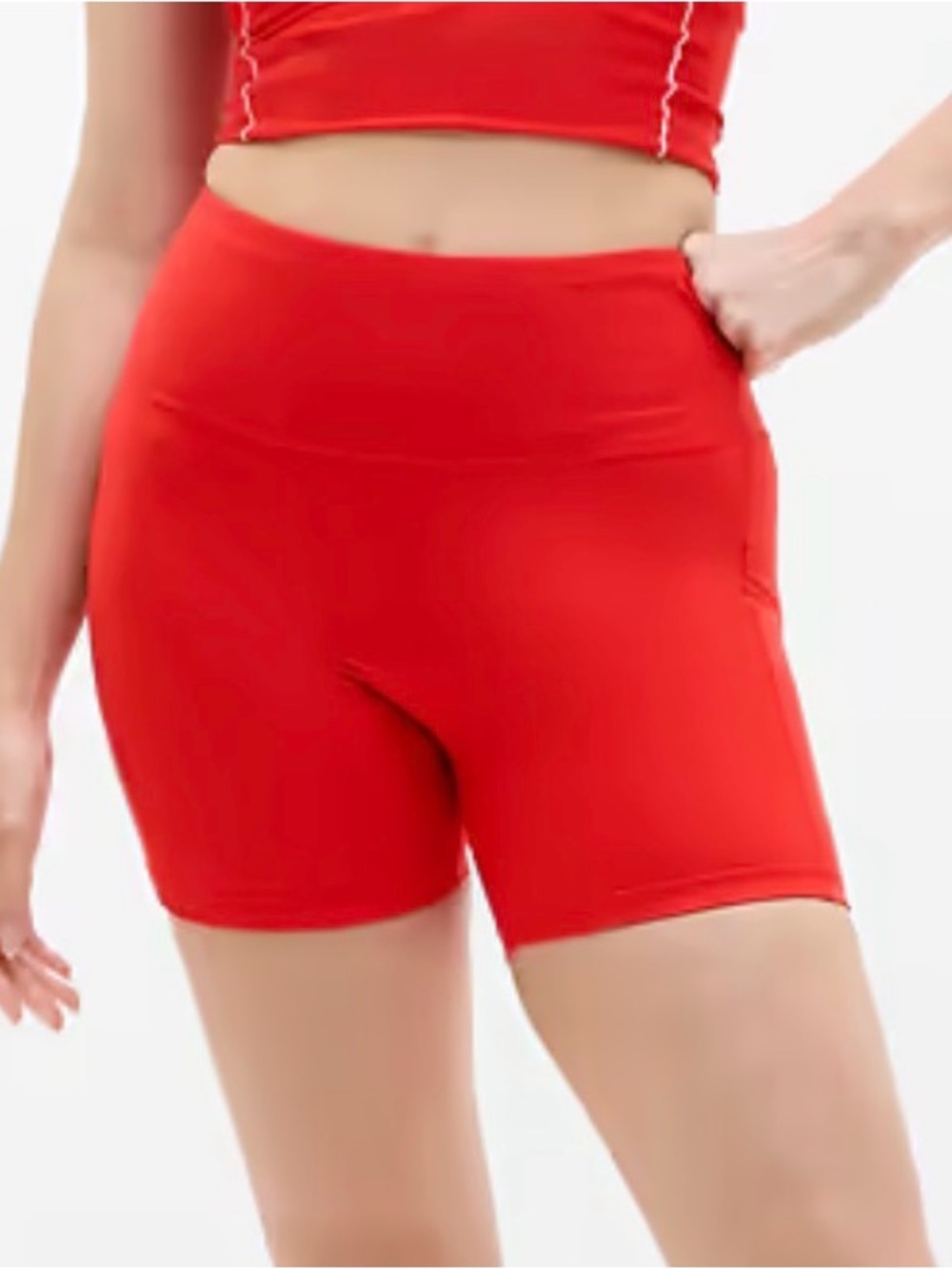 Athleta Interval Stash High-Rise 5” Bike Shorts - M